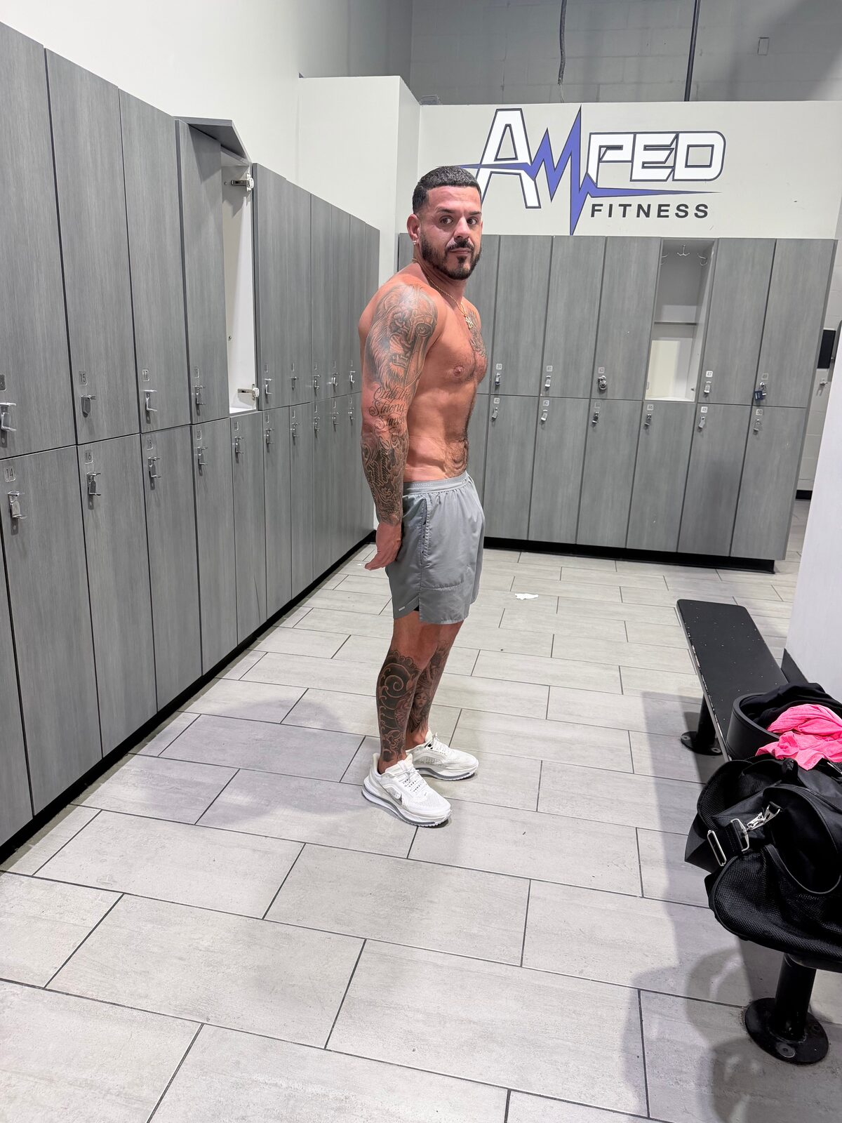 Side view after consistent coaching